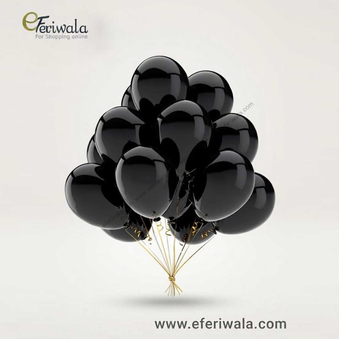 Monty,Balloon,Black,20pcs
