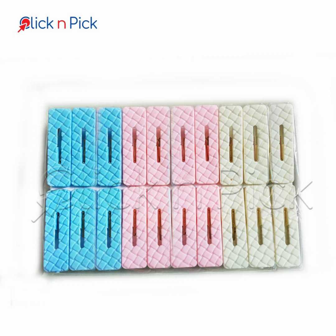 Multicolor,Plastic,Cloth,Clip,(20pieces-Standard,Size)